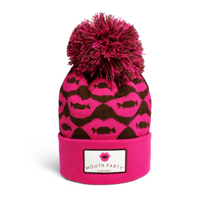 Mouth Party Winter Pom Pom Beanies