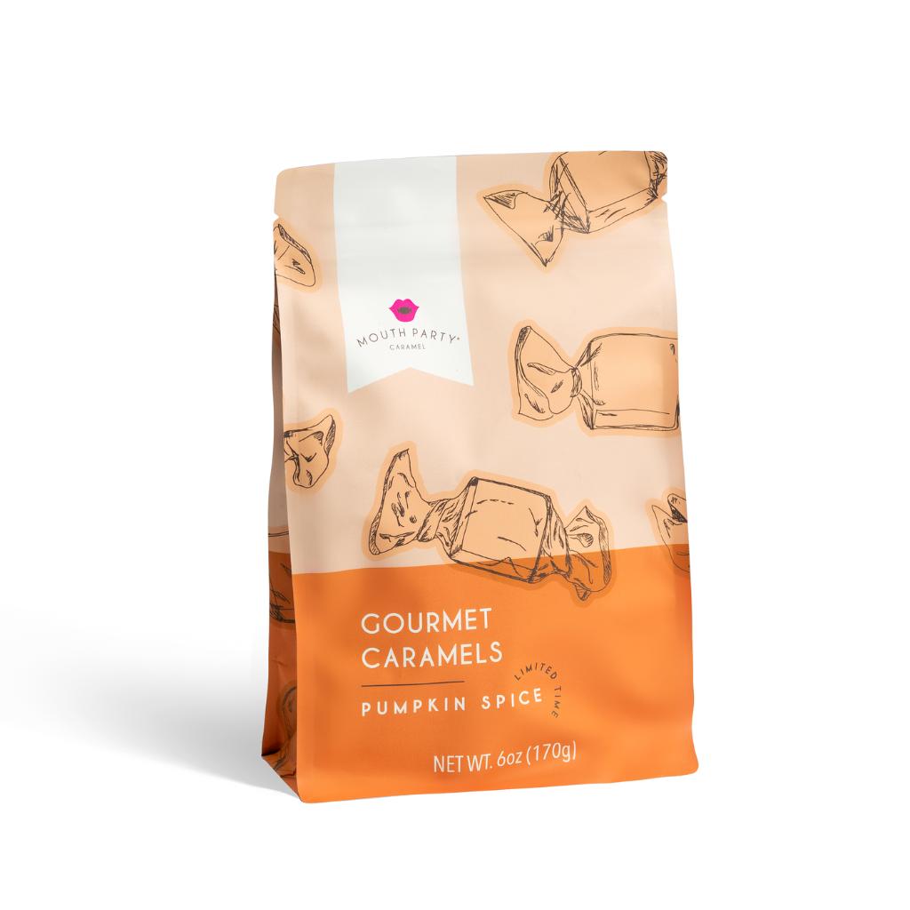 Seasonal pumpkin spice caramels from Mouth Party Caramel