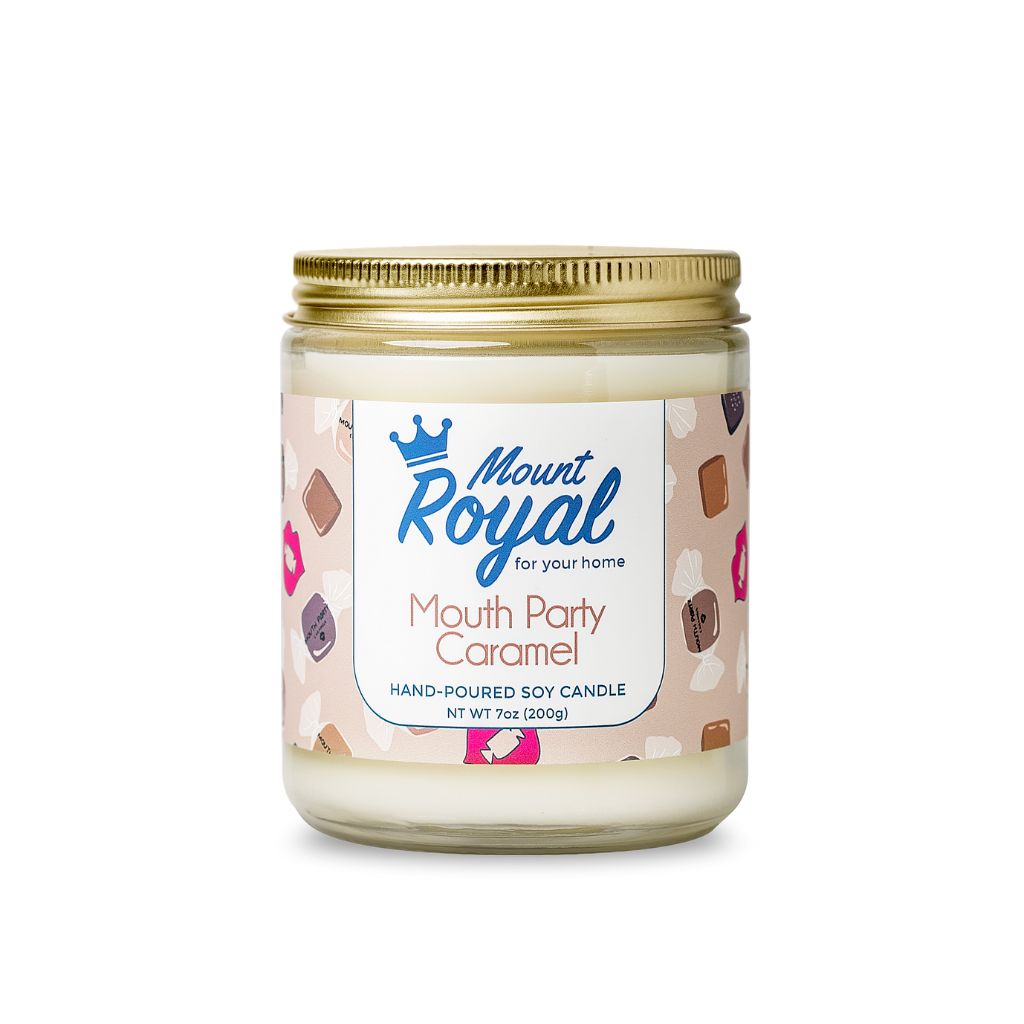 Mount Royal Mouth Party Caramel hand-poured soy candle
